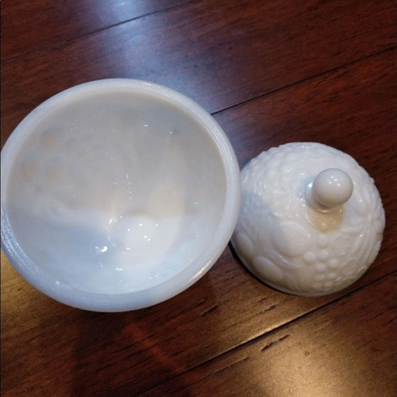 milk glass candy dish - Picture 3 of 4